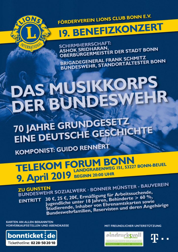 BENEFIZKONZERT DES LIONS CLUB UNTERSTÜTZT BAUVEREIN
